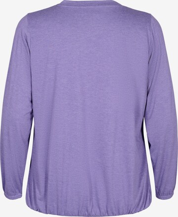 Zizzi Blouse 'VLONE' in Purple