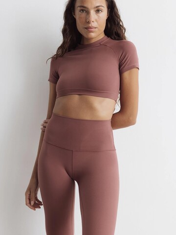 MyLibi Skinny Leggings in Red