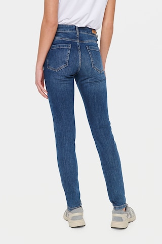 SAINT TROPEZ Slimfit Jeans in Blau