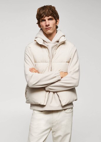 MANGO MAN Vest 'Dolist' in Beige