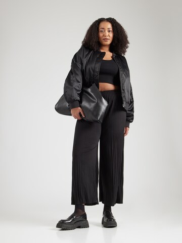 Z-One Wide Leg Hose 'Ta44luna' in Schwarz