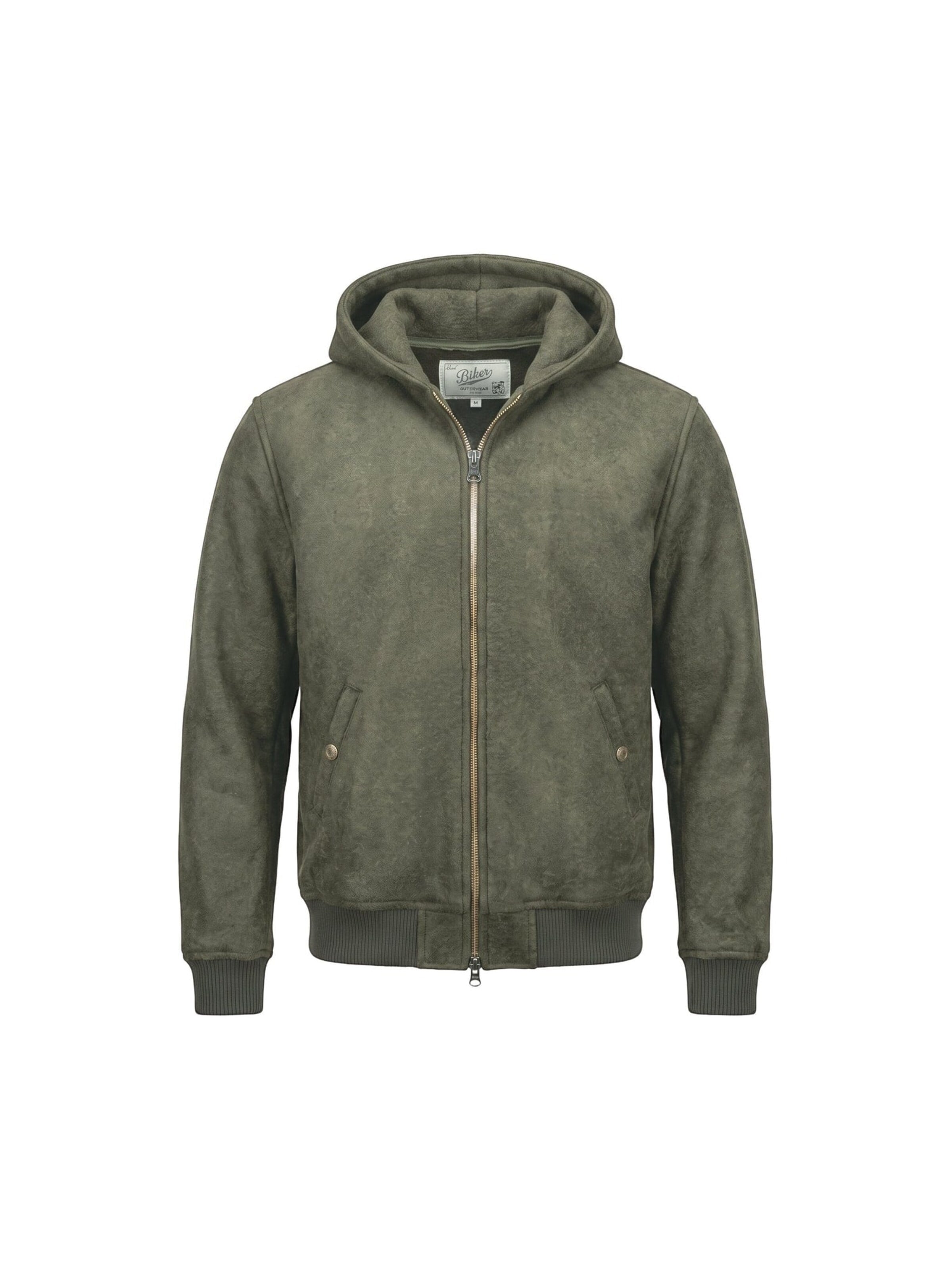 Bl'ker Vintage Between-season jacket 'BOILED WOOL VICTORY GREEN' in XXL in Green, Item view