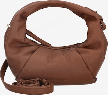 Les Visionnaires Umhängetasche 'Greta Mini Essential Soft Grainy' in Braun: Vorderseite