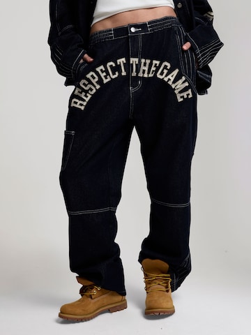 AND1 - Ropa ancha Vaquero 'Respect The Game' en azul: frente