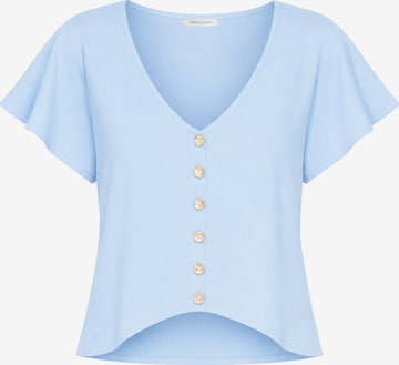 SASSYCLASSY Top in Blau: Vorderseite