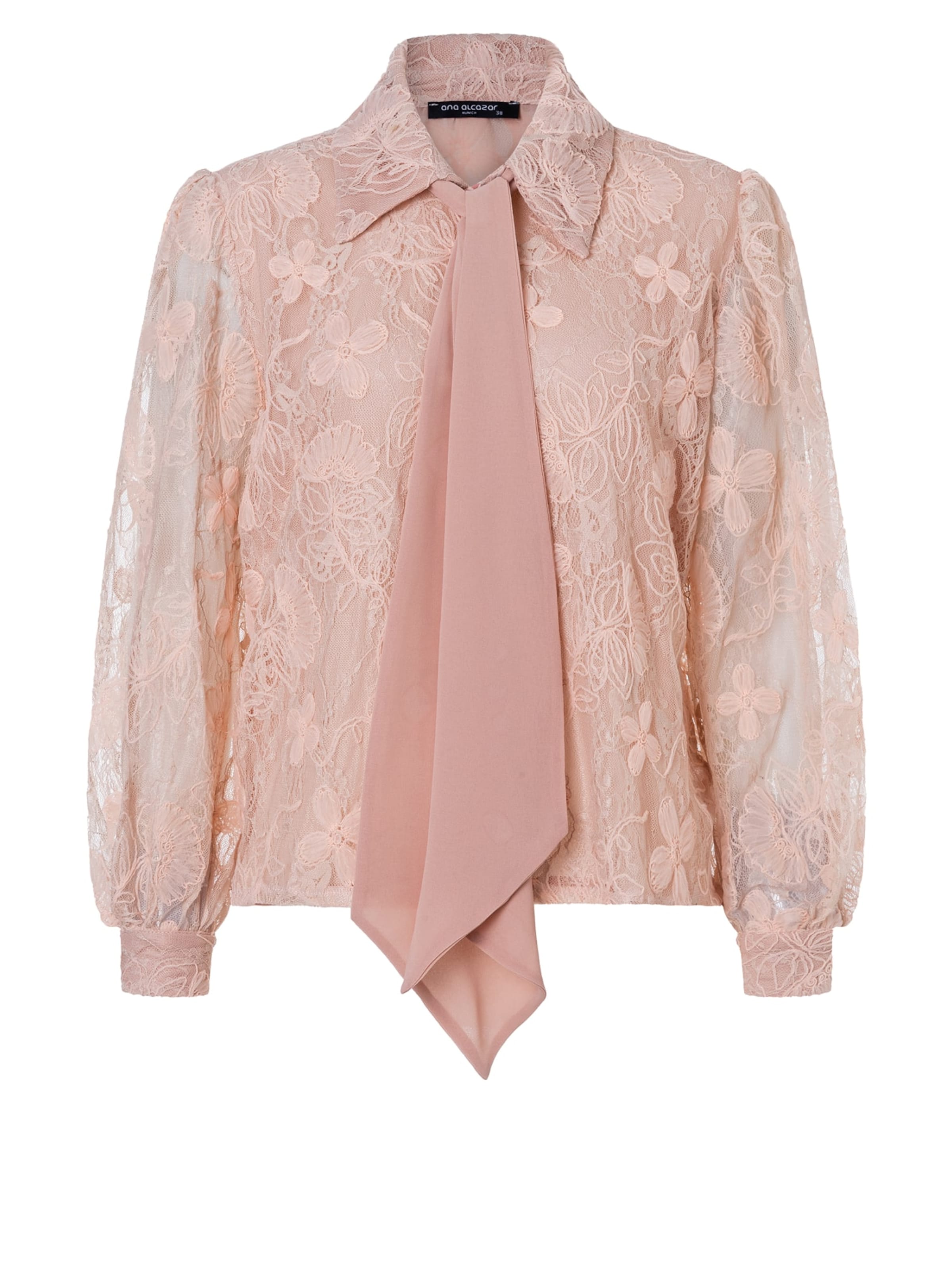 Ana Alcazar Blouse ' Dotta ' in Roze: voorkant