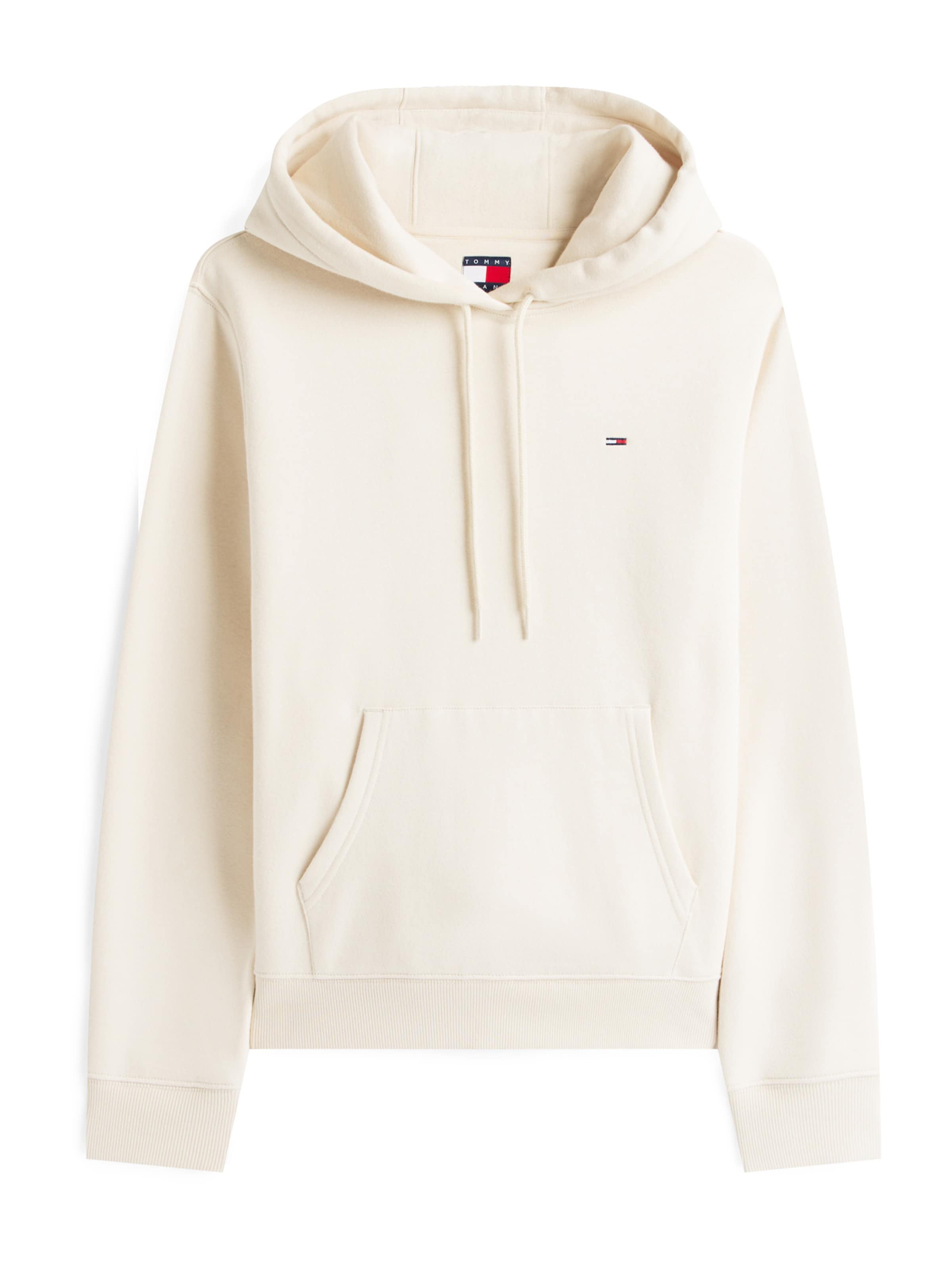 bēšs Tommy Jeans Sportisks džemperis: no priekšpuses