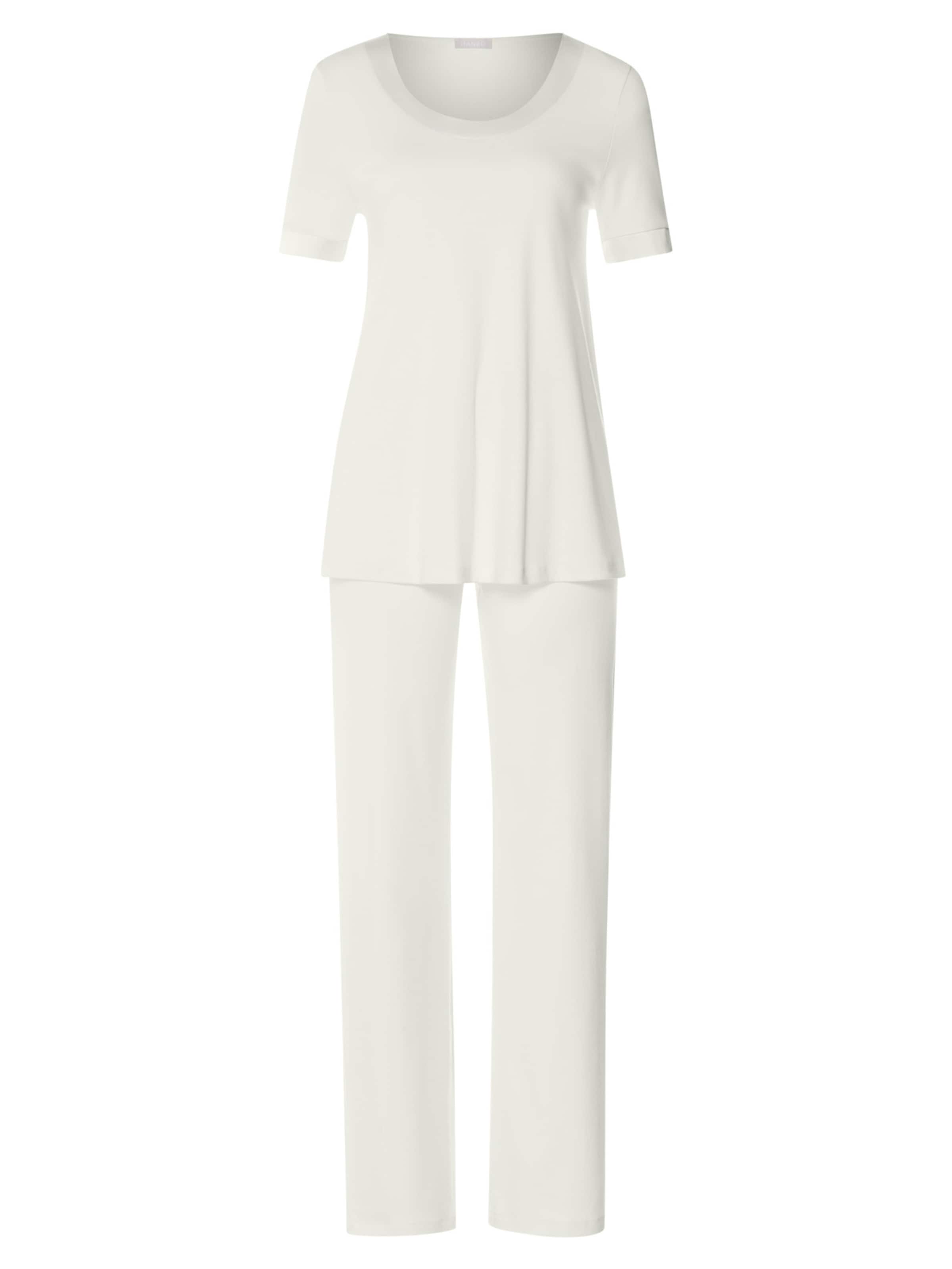 Hanro Pajama 'Anilla' in White: front