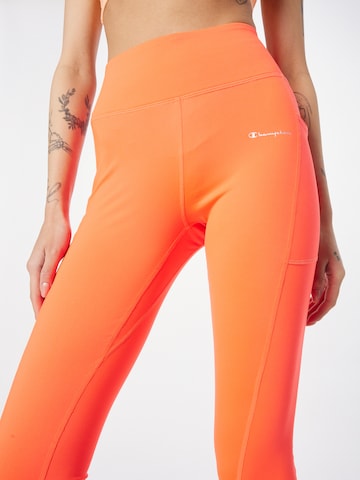 Champion Authentic Athletic Apparel - Skinny Calças de desporto em laranja