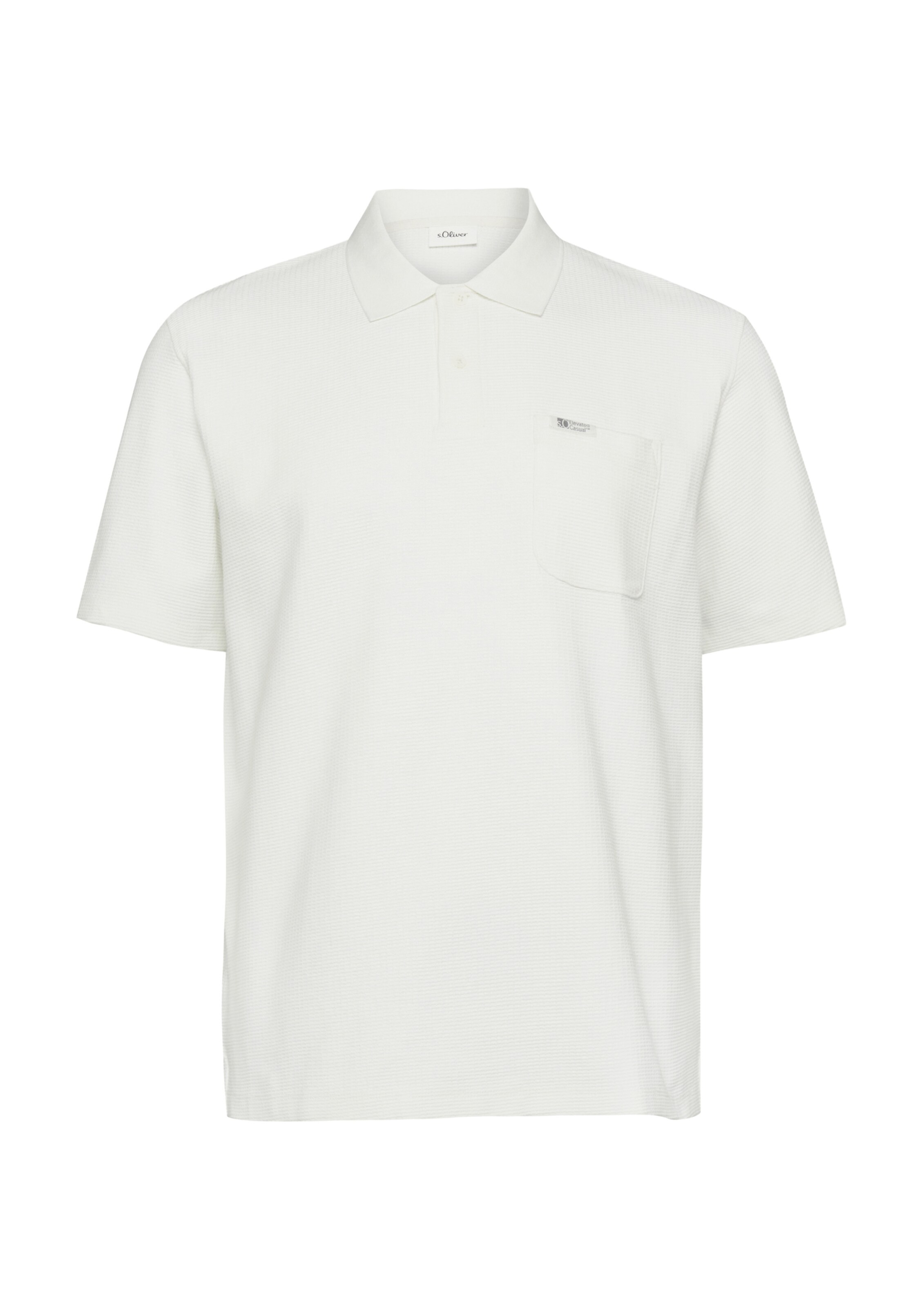 s.Oliver Polo-Shirt in creme, Produktansicht