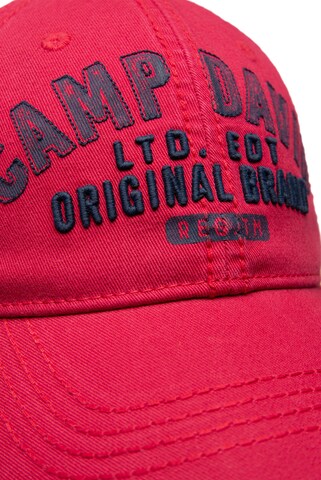 CAMP DAVID Cap in Red