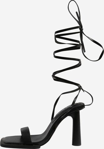 Public Desire Sandal 'L'AMOUR' i svart