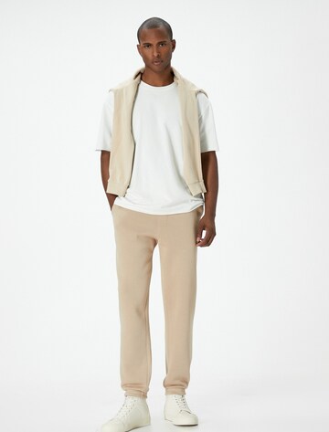 Koton Tapered Broek in Beige