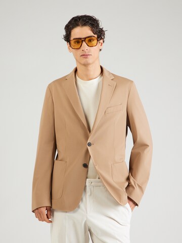 BOSS Slim fit Business-colbert 'Hanry' in Beige: voorkant