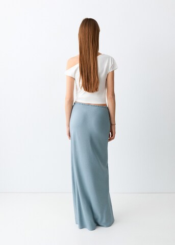 MANGO TEEN Skirt 'Mar' in Blue