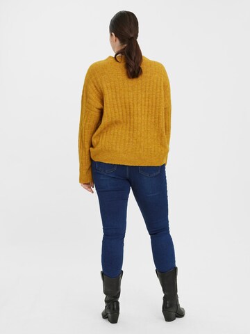 dzeltens Vero Moda Curve Džemperis