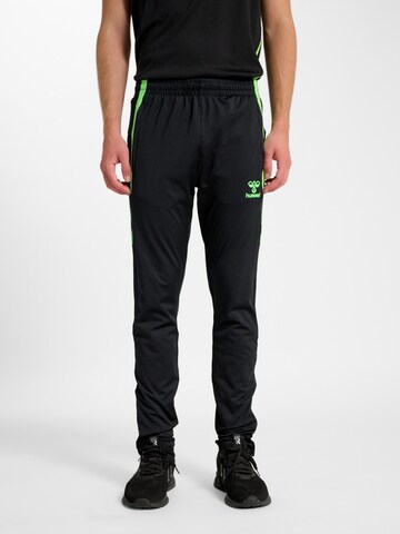 Hummel Slimfit Sportbroek 'Lead 2.0' in Zwart: voorkant