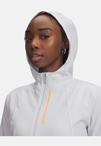 UNDER ARMOUR Sports jacket 'OutRun the STORM' in Grey
