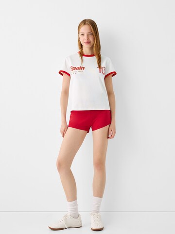 Bershka Koszulka w kolorze beżowy
