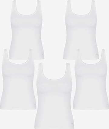 SLOGGI Top ' Pure Comfort Tank Top ' in Wit: voorkant