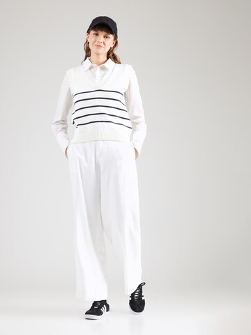 Wide leg Pantaloni 'LIVVY' di HOLLISTER in bianco
