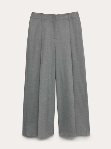 Wide Leg Pantalon à plis Marks & Spencer en gris