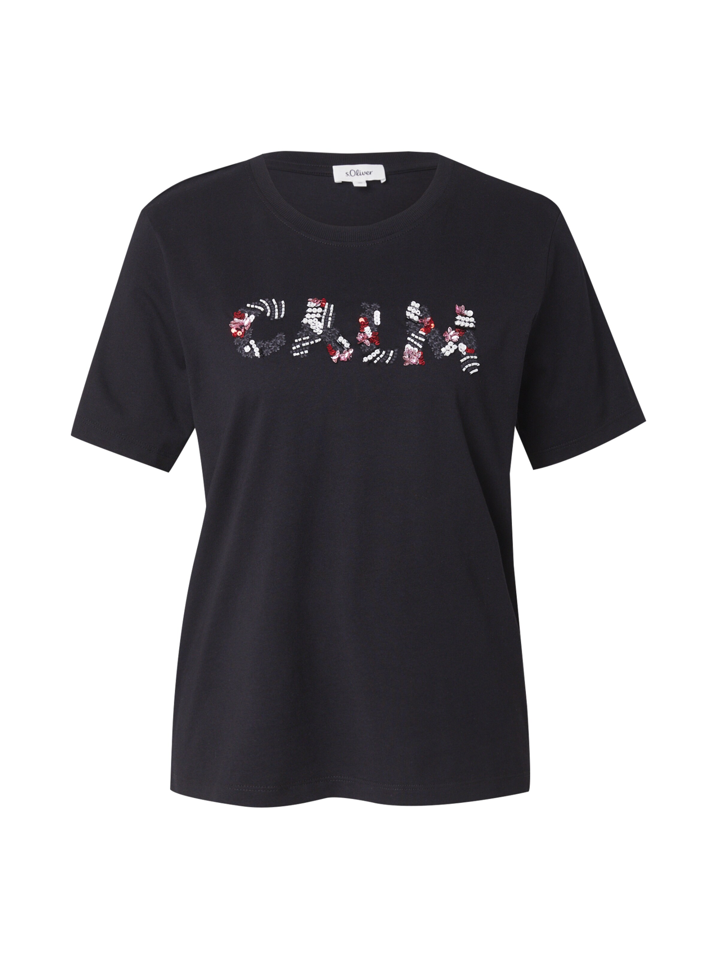 s.Oliver Shirt in Zwart: voorkant