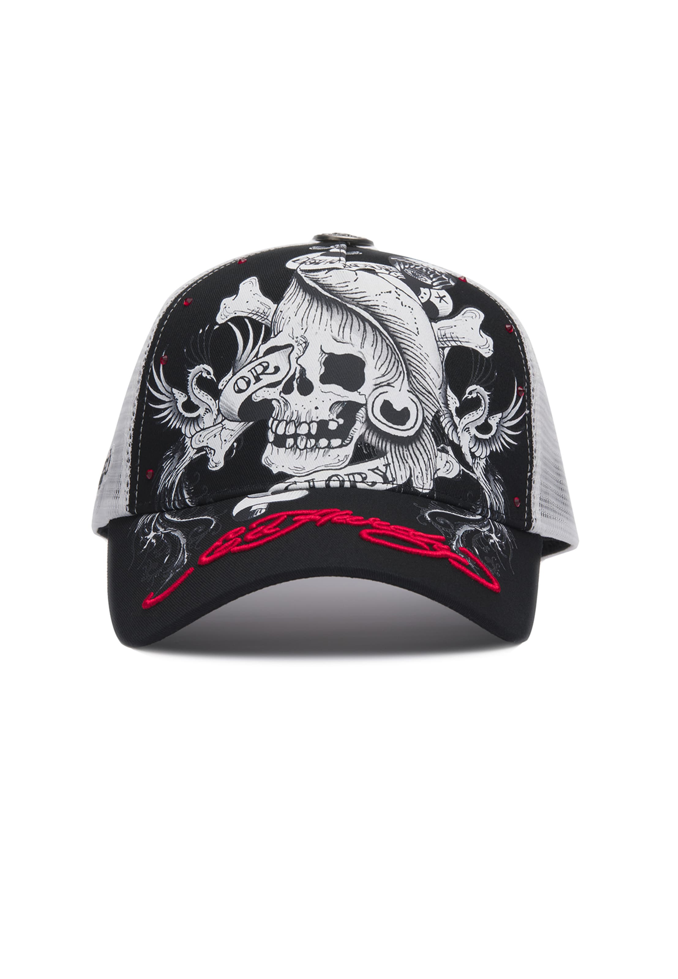 Șapcă 'Death Or Glory 93' de la Ed Hardy pe negru