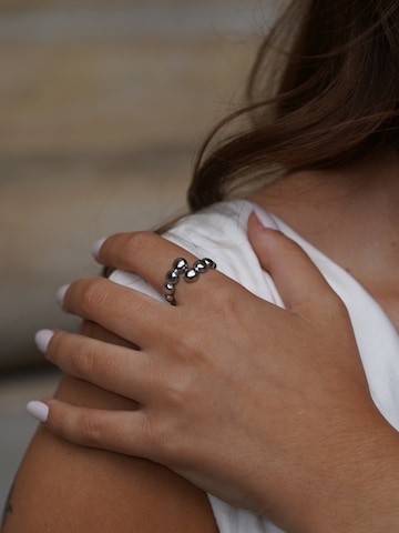 hiBALI Ring 'Bubble' in Silver
