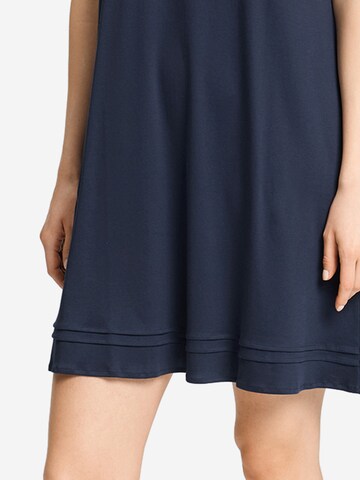 Hanro Nachthemd 'Pilar' in Blauw