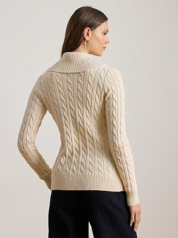 Lauren Ralph Lauren Petite Knit cardigan 'TAYSIR' in Beige