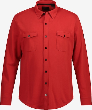 JP1880 Regular Fit Hemd in Rot: predná strana