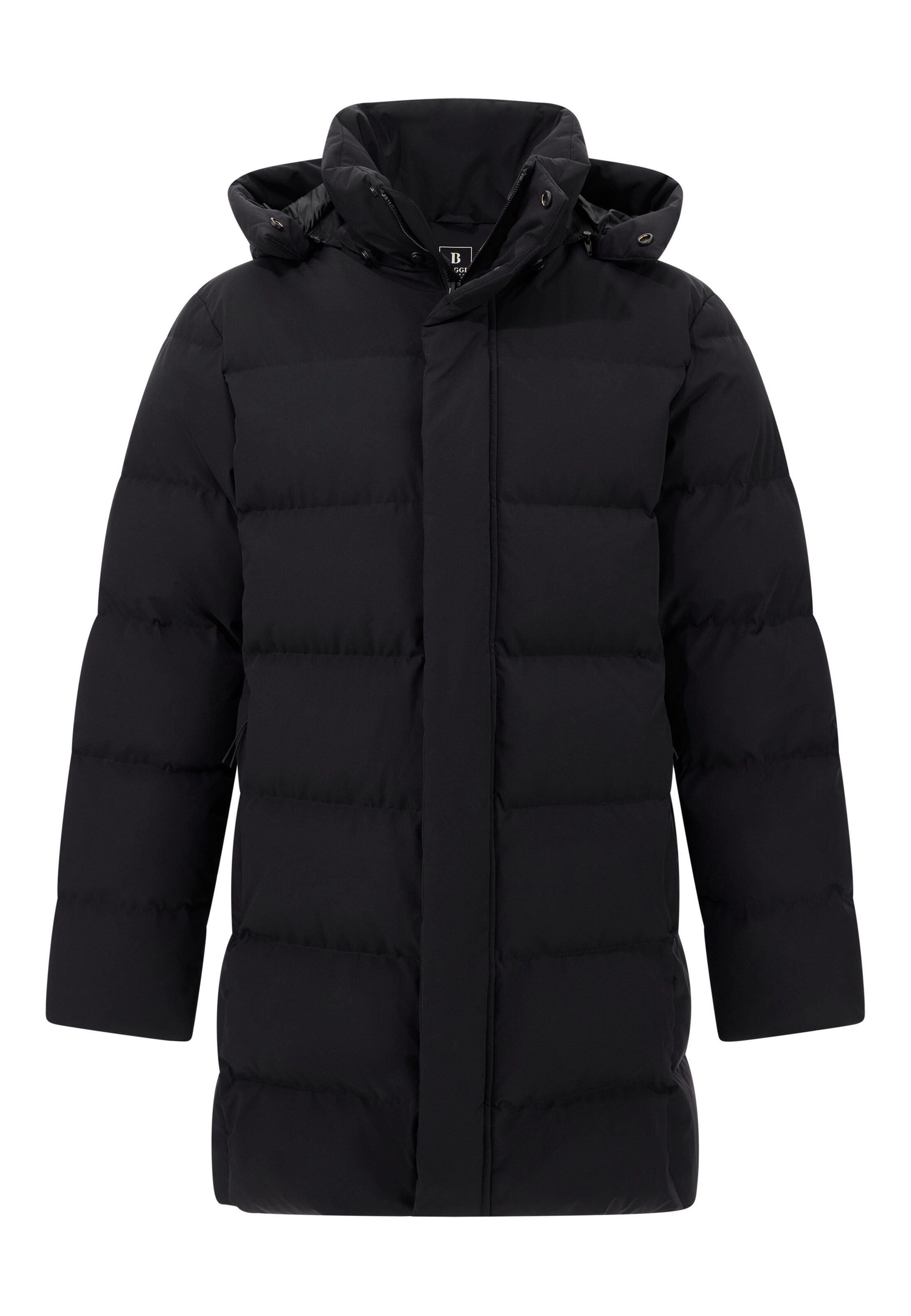 Boggi Milano Jacke in Schwarz: Vorderseite