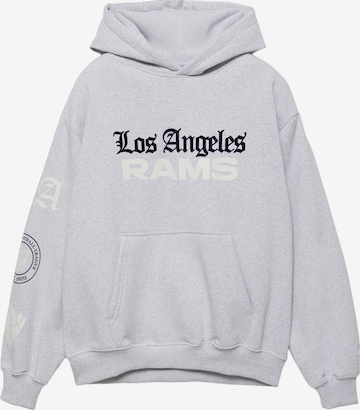 Pull&Bear Collegepaita 'NFL Los Angeles' värissä harmaa: etupuoli