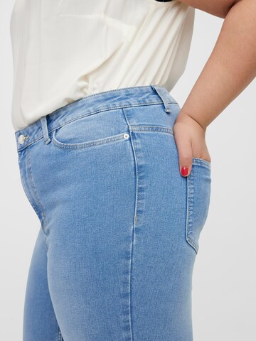 Vero Moda Curve Skinny Jeans 'Faithlora' in Blauw