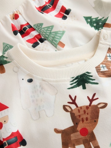 Next - Pijama 'Christmas' en blanco