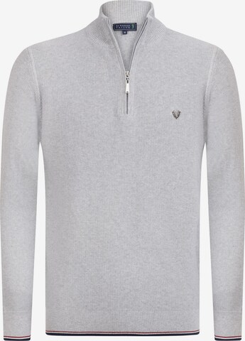 Sir Raymond Tailor Sweater 'Pulse' in Grey: front