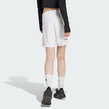 Regular Pantalon fonctionnel 'Z.N.E. Woven' ADIDAS SPORTSWEAR en blanc