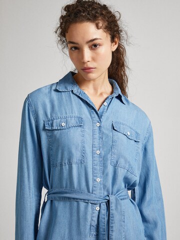 Abito camicia 'ERINE' di Pepe Jeans in blu