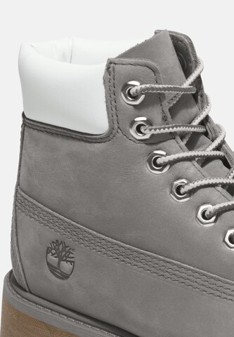 TIMBERLAND Schnürstiefelette 'Premium' in Grau