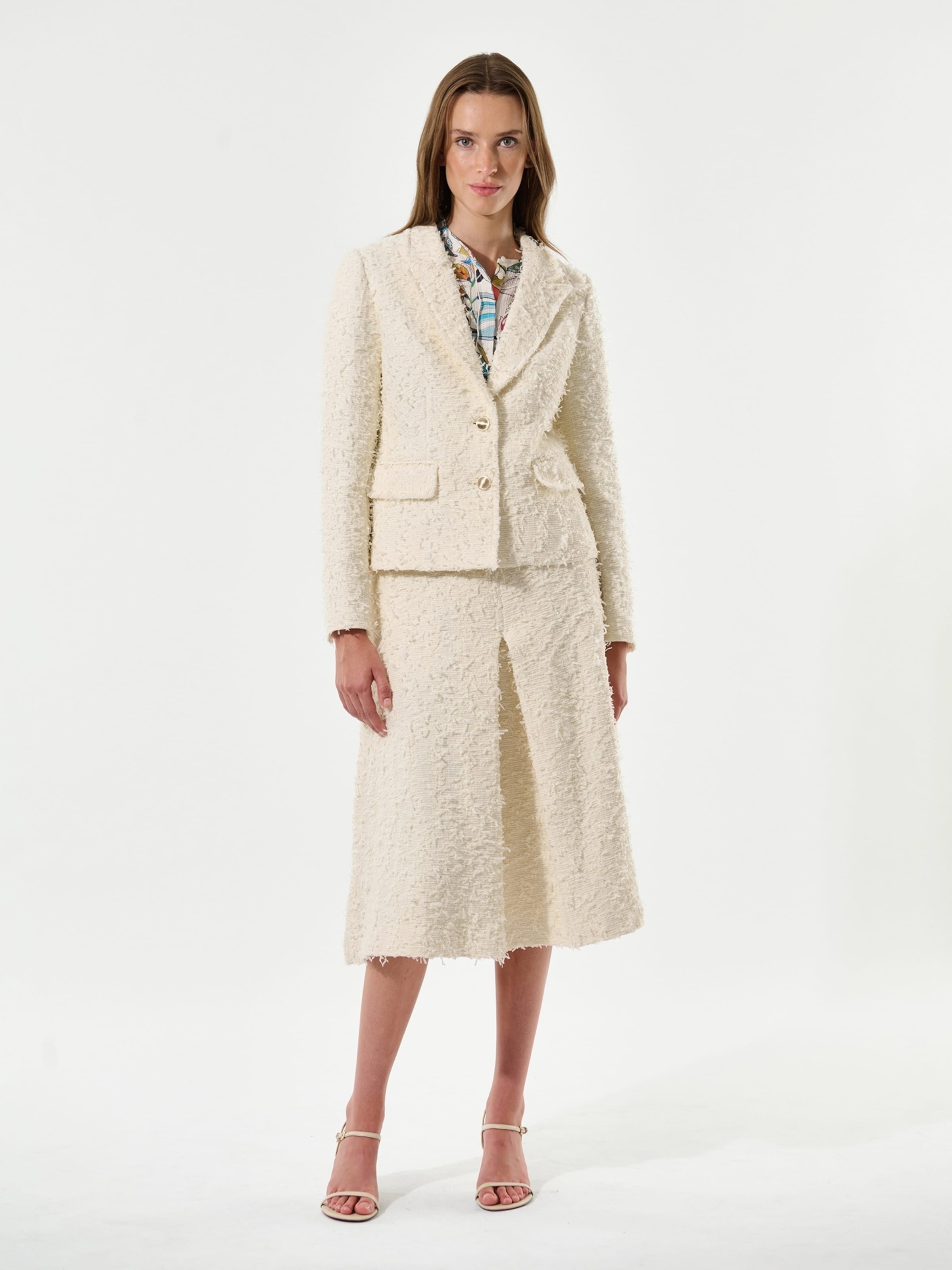 Blazer ' MartineDEA ' di Dea Kudibal in bianco: frontale