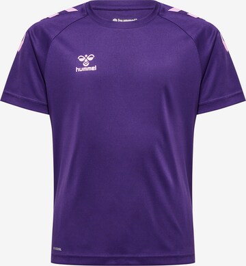 T-Shirt fonctionnel Hummel en violet : devant