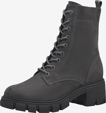 Bottines à lacets Tamaris en gris : devant