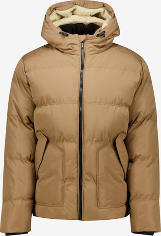 Manteau Deeluxe en beige : devant