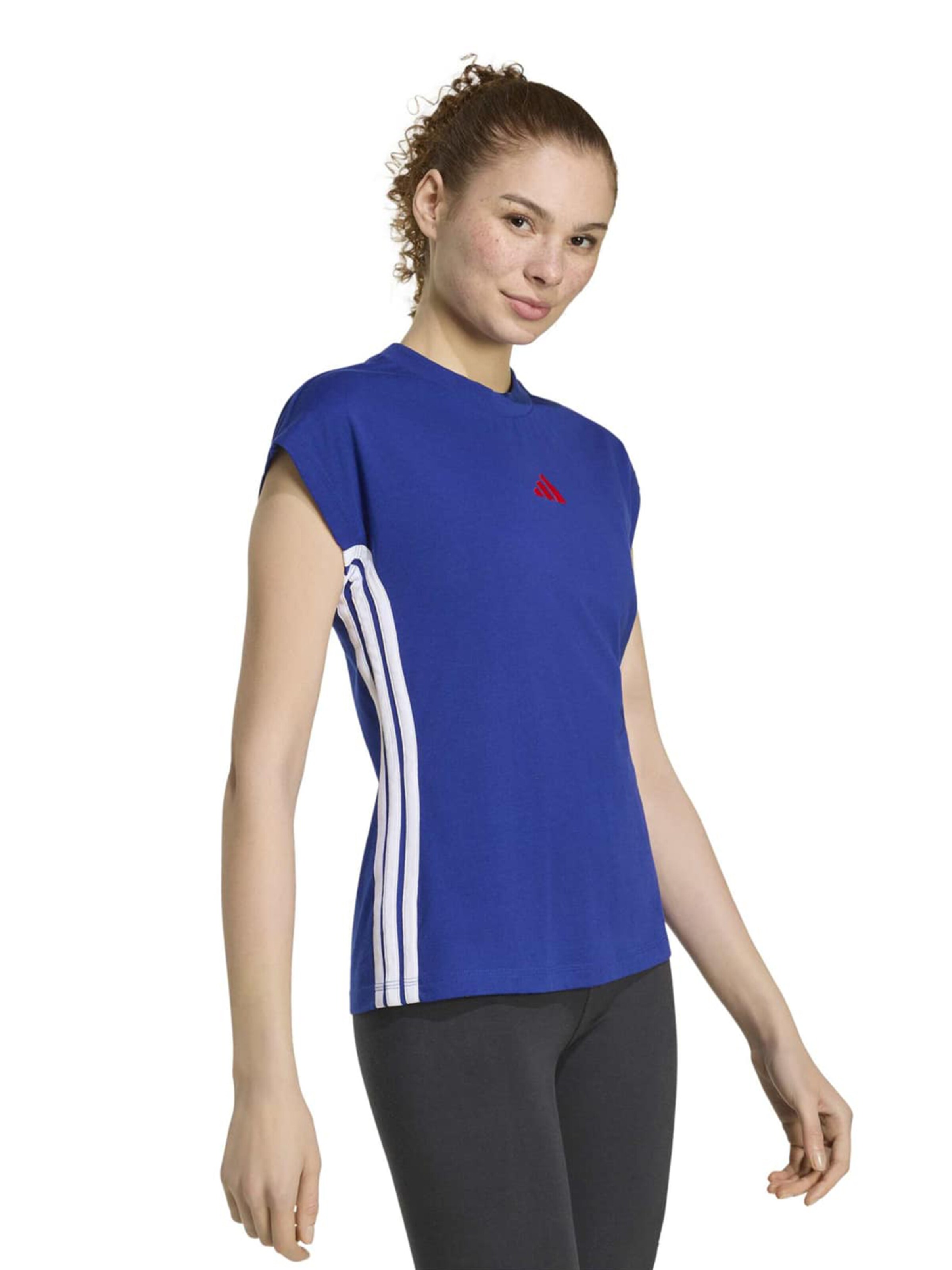 T-shirt fonctionnel ADIDAS SPORTSWEAR en bleu : devant