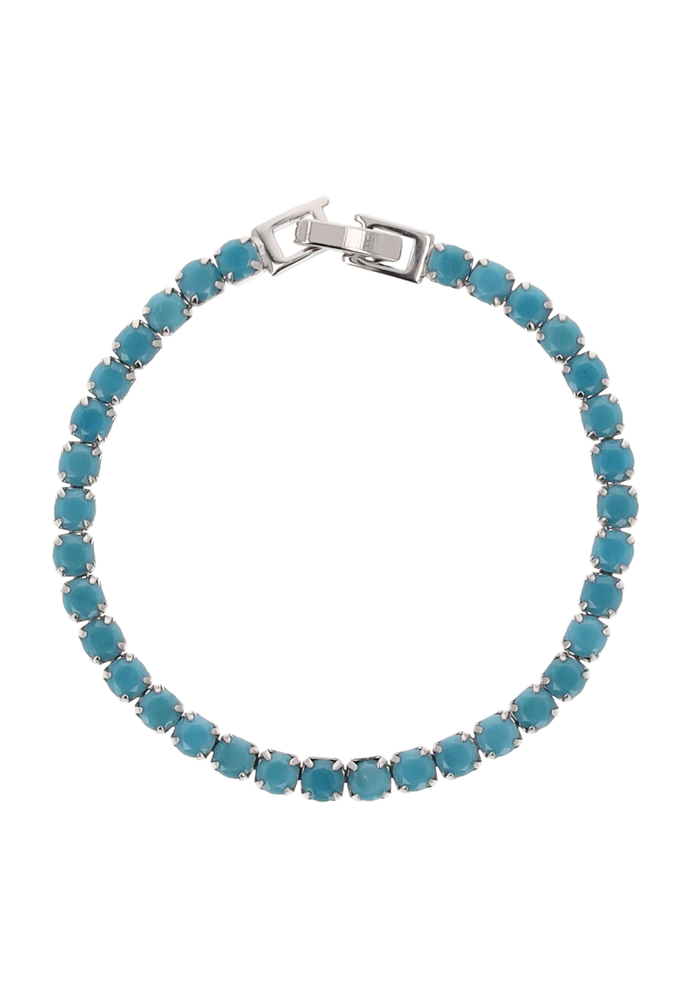 IZIA - Pulsera en plata: frente