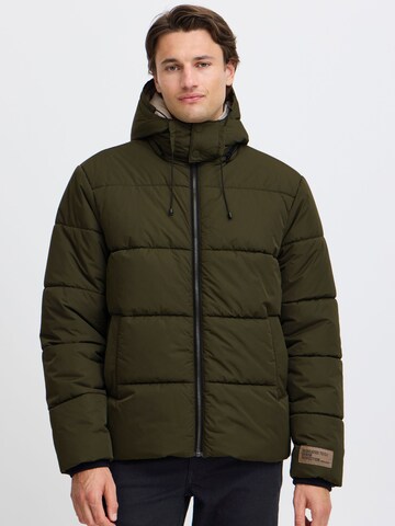 BLEND Tussenjas in Groen: voorkant
