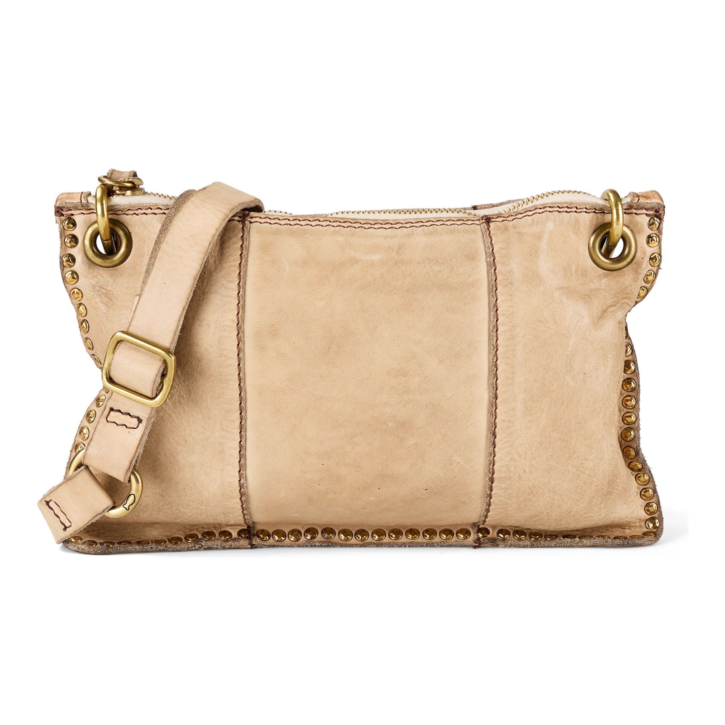 Campomaggi Crossbody Bag 'Ebe' in Beige: front