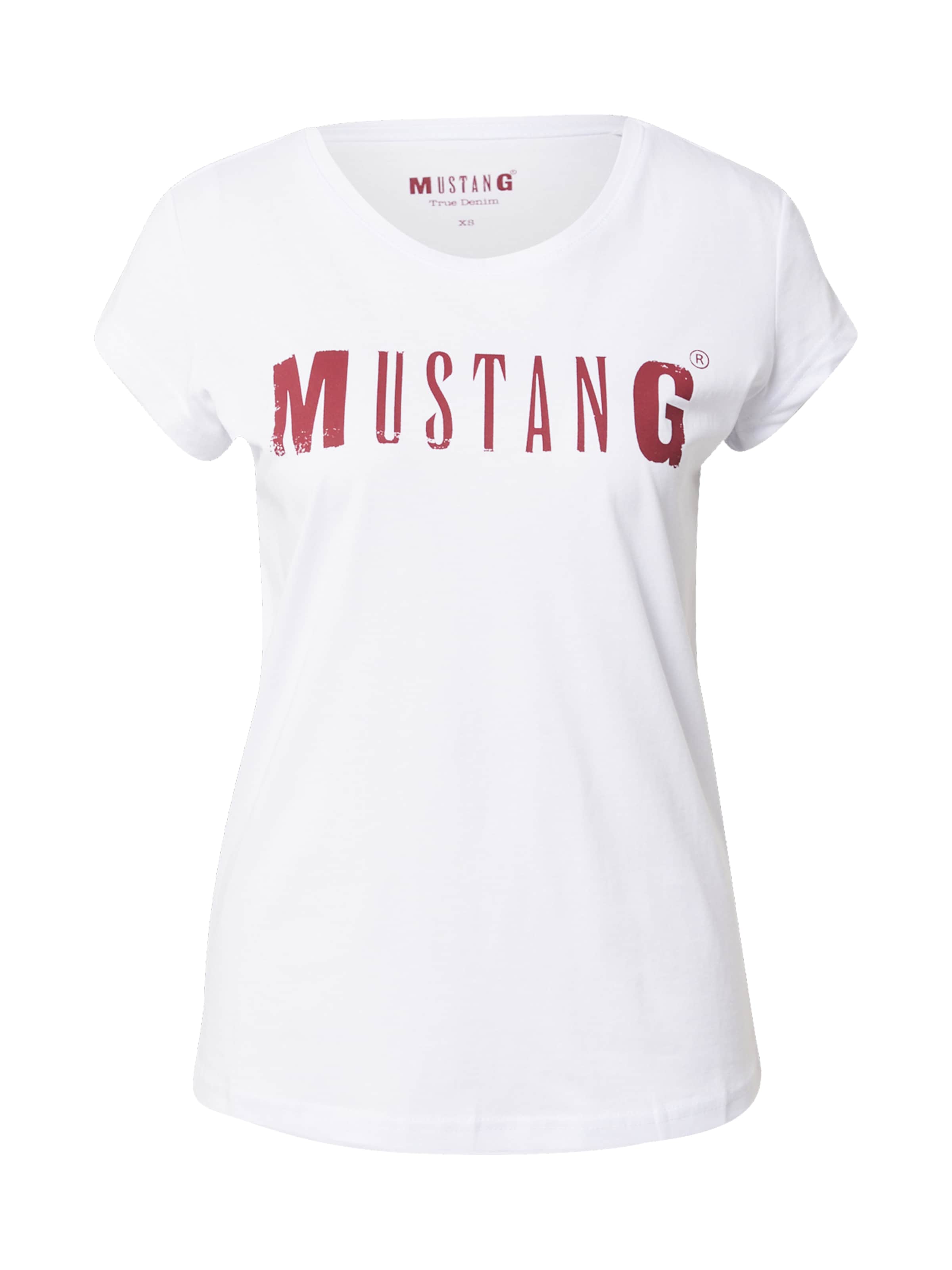 Frauen Shirts & Tops MUSTANG T-Shirt in Weiß - FW49907