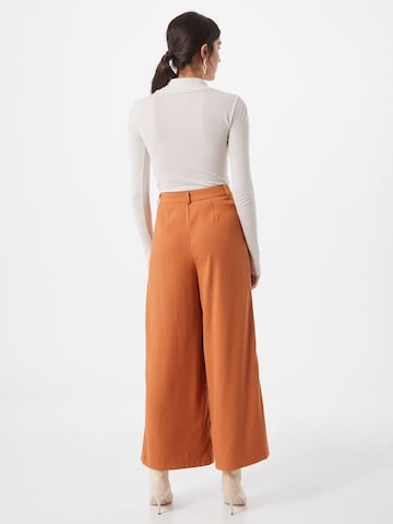 VILA Wide leg Broek 'Janine' in Oranje